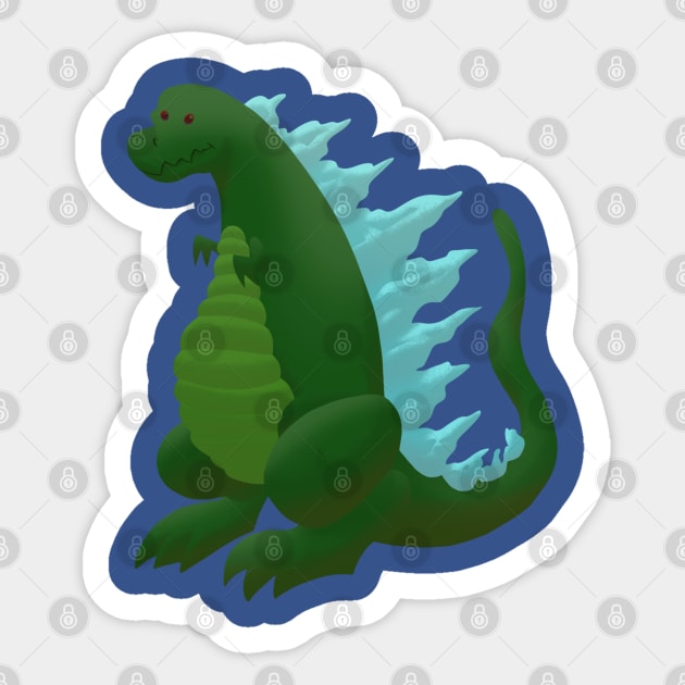 Dinosaur Sticker by JasonSutton